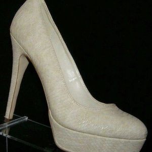 Aldo Snake Textured Heel